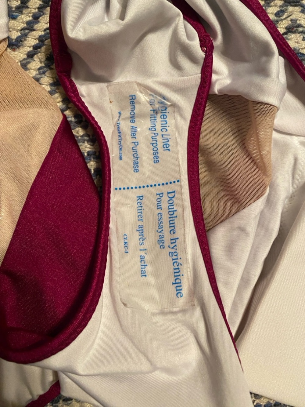 Victoria's Secret Pink Metallic Fuchsia Onepiece Bathing Suit - Picture 6 of 6